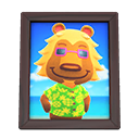 Animal Crossing Items Bud'S Photo Dark Wood