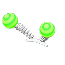 Animal Crossing Items Switch Bulb bopper (Green)