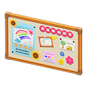 Animal Crossing Items Bulletin board Illustration Displayed image Happy