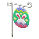 Animal Crossing Items Switch Bunny Day garden flag