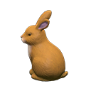 Animal Crossing Items Bunny garden decoration Brown