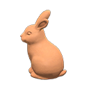 Animal Crossing Items Bunny garden decoration Terra-cotta