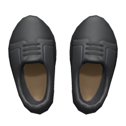 Animal Crossing Items Business Shoes Black