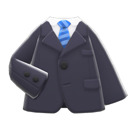 Animal Crossing Items Business Suitcoat Black