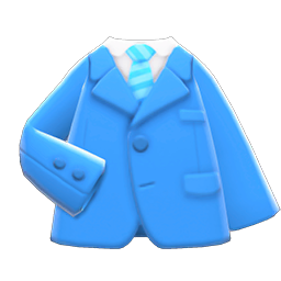 Animal Crossing Items Business Suitcoat Blue