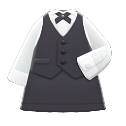 Animal Crossing Items Café Uniform Black