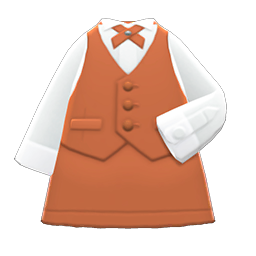 Animal Crossing Items Café Uniform Brown