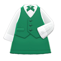 Animal Crossing Items Café Uniform Green