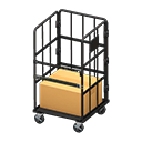 Animal Crossing Items Caged cart Black