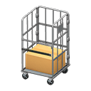 Animal Crossing Items Caged cart Silver