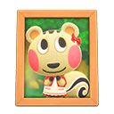 Animal Crossing Items Cally'S Photo Natural Wood