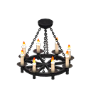 Animal Crossing Items Candle chandelier Black