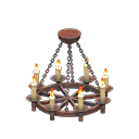 Animal Crossing Items Candle chandelier Rust