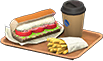 Animal Crossing Items Switch Caprese sandwich set