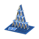 Animal Crossing Items Card tower Blue