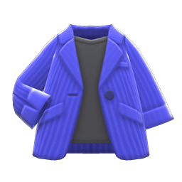 Animal Crossing Items Career Jacket Blue