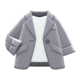 Animal Crossing Items Career Jacket Gray