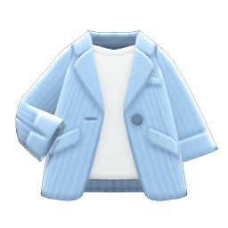 Animal Crossing Items Career Jacket Light blue