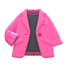 Animal Crossing Items Career Jacket Pink