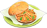 Animal Crossing Items Switch Carrot bagel sandwich