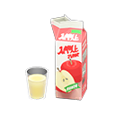 Animal Crossing Items Carton beverage Apple juice