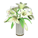 Animal Crossing Items Casablanca lilies White