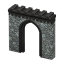 Animal Crossing Items Castle gate Dark gray