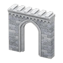 Animal Crossing Items Castle gate Gray