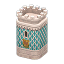 Animal Crossing Items Castle tower Bird Emblem Blue & white