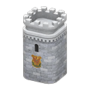 Animal Crossing Items Castle tower Bird Emblem Gray