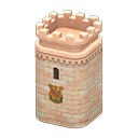 Animal Crossing Items Castle tower Bird Emblem Pink-beige