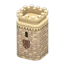 Animal Crossing Items Castle tower Crown Emblem Ivory