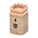 Animal Crossing Items Castle tower Swords Emblem Pink-beige