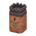 Animal Crossing Items Castle tower Tree Emblem Brown