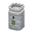 Animal Crossing Items Castle tower Tree Emblem Gray