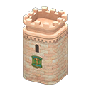 Animal Crossing Items Castle tower Tree Emblem Pink-beige