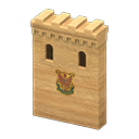 Animal Crossing Items Castle wall Bird Emblem Light brown