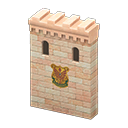 Animal Crossing Items Castle wall Bird Emblem Pink-beige