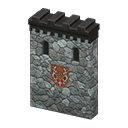 Animal Crossing Items Castle wall Crown Emblem Dark gray