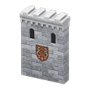 Animal Crossing Items Castle wall Crown Emblem Gray