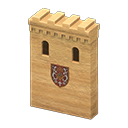 Animal Crossing Items Castle wall Crown Emblem Light brown