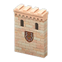 Animal Crossing Items Castle wall Crown Emblem Pink-beige