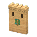 Animal Crossing Items Castle wall Tree Emblem Light brown