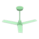 Animal Crossing Items Ceiling fan Green