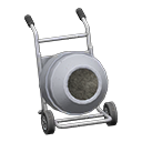 Animal Crossing Items Cement mixer Gray