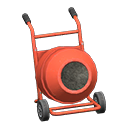 Animal Crossing Items Cement mixer Red