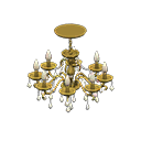 Animal Crossing Items Chandelier Gold