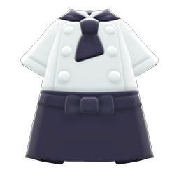 Animal Crossing Items Chef's Outfit Black