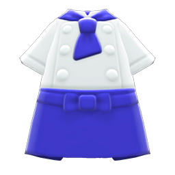 Animal Crossing Items Chef's Outfit Blue