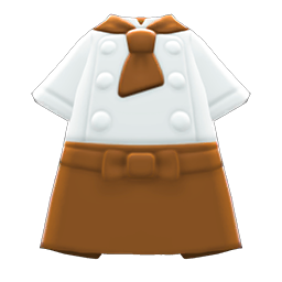 Animal Crossing Items Chef's Outfit Brown